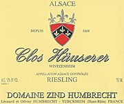 Domaine Zind Humbrecht 2006 Clos Hauserer Riesling